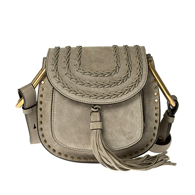 クロエコピー バッグ CHLOE Hudson ハドソン スエードフリンジ ショルダーバッグ ポシェット(グレー) 3S1220 H67B79 - 商品画像 6