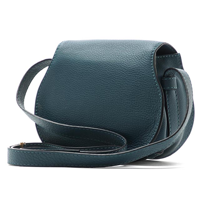 クロエコピー Chloe ショルダーバッグ MARCIE/マーシー LEATHER STEEL BLUE ブルー系 3p0580 161 bf4 レディース - 商品画像 7
