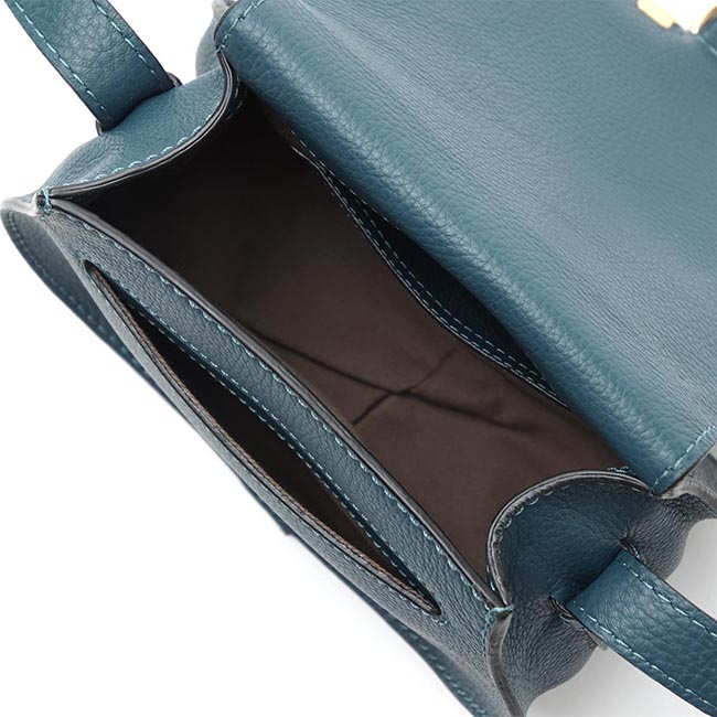 クロエコピー Chloe ショルダーバッグ MARCIE/マーシー LEATHER STEEL BLUE ブルー系 3p0580 161 bf4 レディース - 商品画像 4