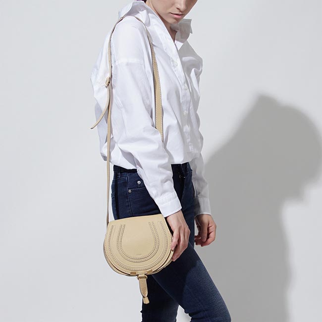 クロエスーパーコピー Chloe ショルダーバッグ MARCIE/マーシー LEATHER CORK BEIGE ベージュ系 3p0580 161 bf9 レディース - 商品画像 3