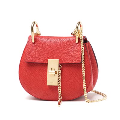 クロエコピー Chloe ショルダーバッグ DREW ドリュー LEATHER PLAID RED レッド系 3s1038 944 b5m レディース - 商品画像 6