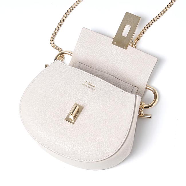 クロエコピー Chloe ショルダーバッグ DREW ドリュー LEATHER ABSTRACT WHITE ベージュ系 3s1038 944 b9e レディース - 商品画像 6