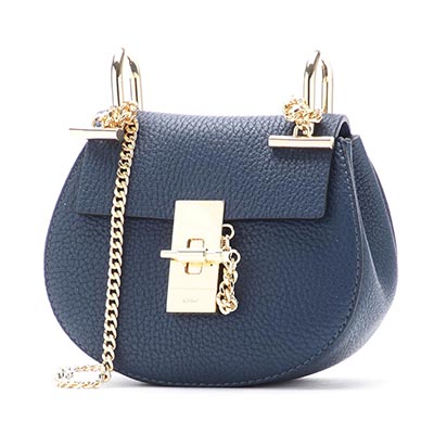 クロエコピー Chloe ショルダーバッグ DREW ドリュー LEATHER DENIM BLUE ブルー系 3s1038 944 bjw レディース - 商品画像 7
