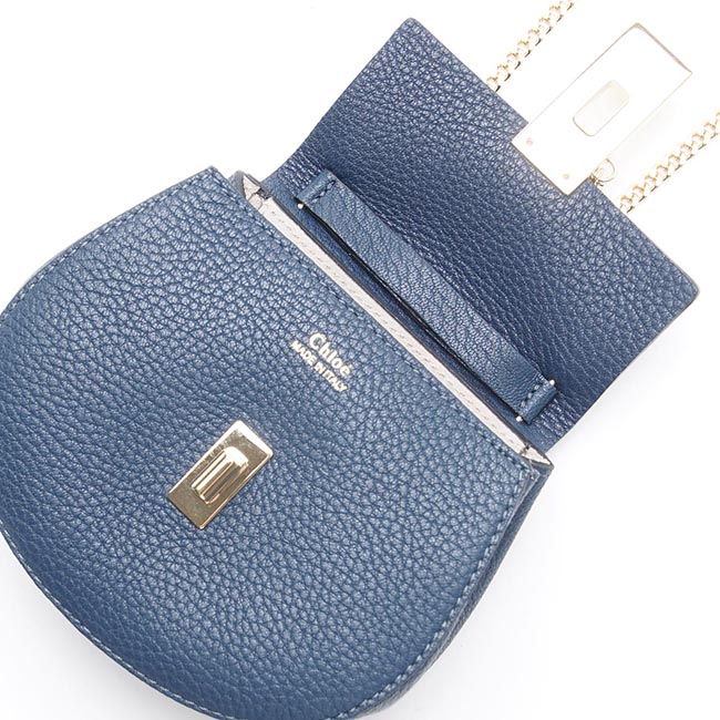 クロエコピー Chloe ショルダーバッグ DREW ドリュー LEATHER DENIM BLUE ブルー系 3s1038 944 bjw レディース - 商品画像 5