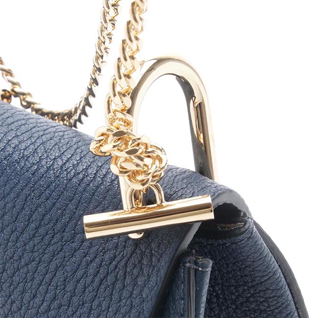 クロエコピー Chloe ショルダーバッグ DREW ドリュー LEATHER DENIM BLUE ブルー系 3s1038 944 bjw レディース - 商品画像 8