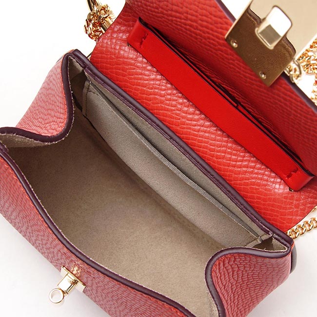 クロエスーパーコピー Chloe ショルダーバッグ DREW ドリュー LEATHER CORAL POP オレンジ系 3s1038 h0x b9j レディース - 商品画像 4