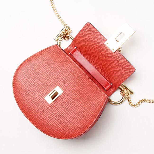クロエスーパーコピー Chloe ショルダーバッグ DREW ドリュー LEATHER CORAL POP オレンジ系 3s1038 h0x b9j レディース - 商品画像 5