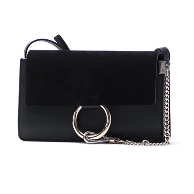 クロエスーパーコピー Chloe ショルダーバッグ FAYE フェイ LEATHER BLACK ブラック系 3s1127 h2o 001 レディース - 商品画像 4
