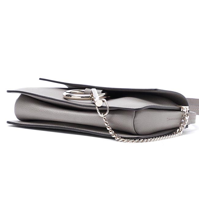 クロエコピー Chloe ショルダーバッグ FAYE フェイ LEATHER MOTTY GREY グレー系 3s1127 h8j b79 レディース - 商品画像 6