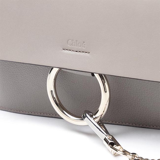 クロエコピー Chloe ショルダーバッグ FAYE フェイ LEATHER MOTTY GREY グレー系 3s1127 h8j b79 レディース - 商品画像 3