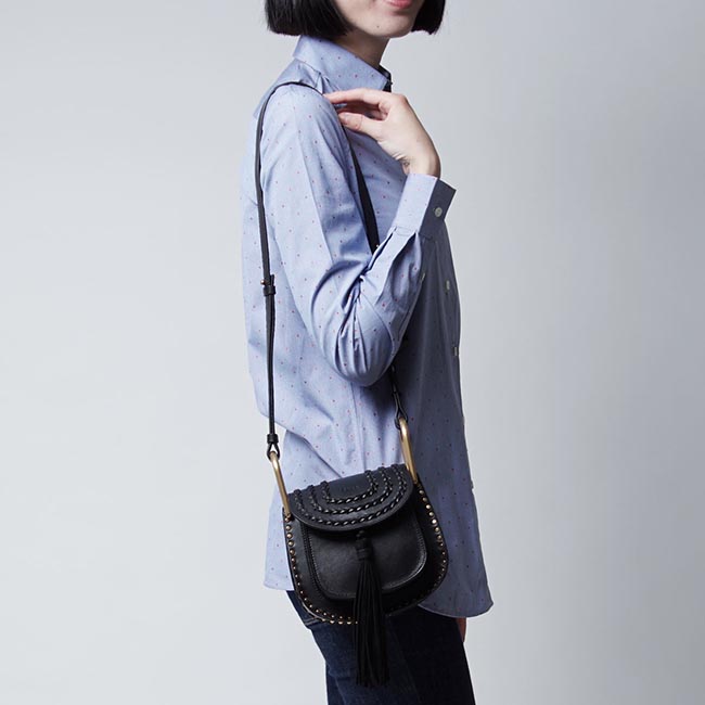 クロエスーパーコピー Chloe ショルダーバッグ HUDSON ハドソン LEATHER BLACK ブラック系 3s1220 h68 001 レディース - 商品画像 9