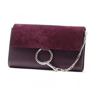 クロエコピー Chloe クラッチバッグ FAYE フェイ LEATHER DARK PURPLE パープル系 3s1228 h2o 85c レディース - 商品画像 2