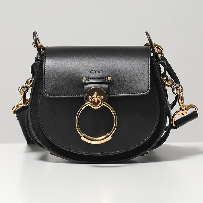 スーパーコピーChloe クロエ CHC18WS153A37 TESS テス レザー 2way ショルダーバッグ ポシェット ハンドバッグ 001/Black 鞄 レディース - 商品画像 4
