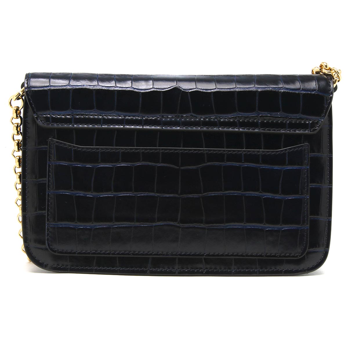 クロエ ショルダーバッグ バッグ レディース クロエ C クロコ型押し フルブルーネイビー CHC19SS192 A87 4D4 - 商品画像 5
