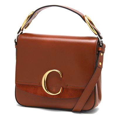 クロエ ショルダーバッグ/ハンドバッグ バッグ レディース クロエ C セピアブラウン CHC19WS199 A37 27S - 商品画像 6