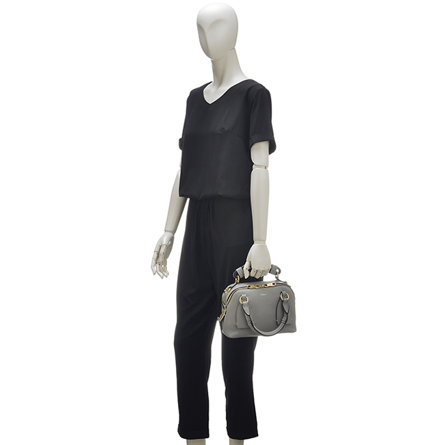 クロエコピー CHLOE ショルダーバッグ ダリア スモール DARIA ハンドバッグ グレー系 CHC20US361 C62 039 - 商品画像 8