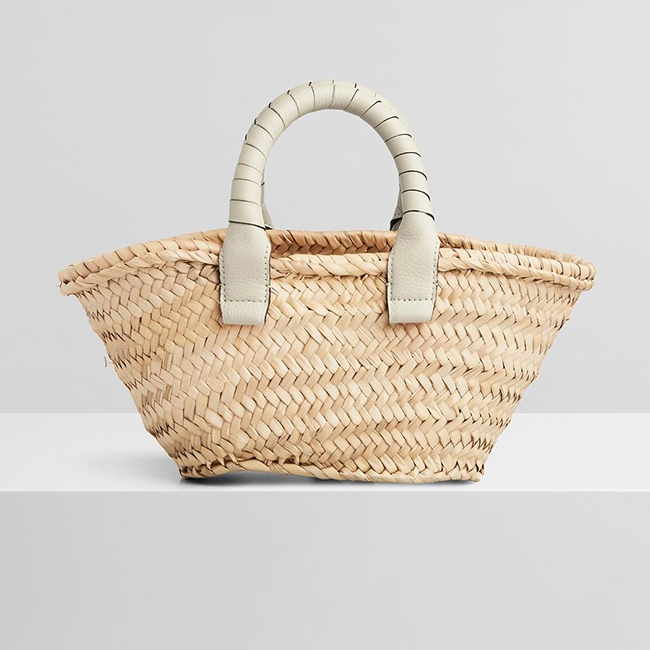 クロエコピー Chloe MARCIE ラフィア＆レザー ミニカゴバッグ CHC21US832C9725M - 商品画像 3