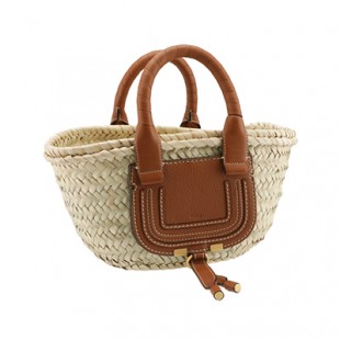 クロエスーパーコピー CHLOE トートバッグ ミニ バスケット MARCIE マーシー かごバッグ ブラウン CHC21US832 C97 25M - 商品画像 2