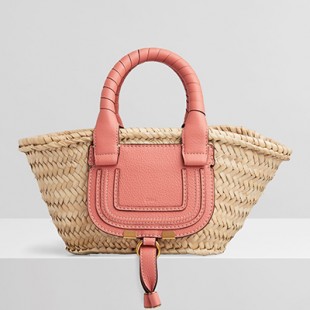 クロエコピー Chloe MARCIE ミニ バスケット かごバッグ ピンク CHC21US832C976W1 - 商品画像 2