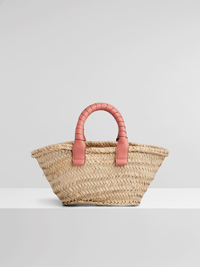 クロエコピー Chloe MARCIE ミニ バスケット かごバッグ ピンク CHC21US832C976W1 - 商品画像 1