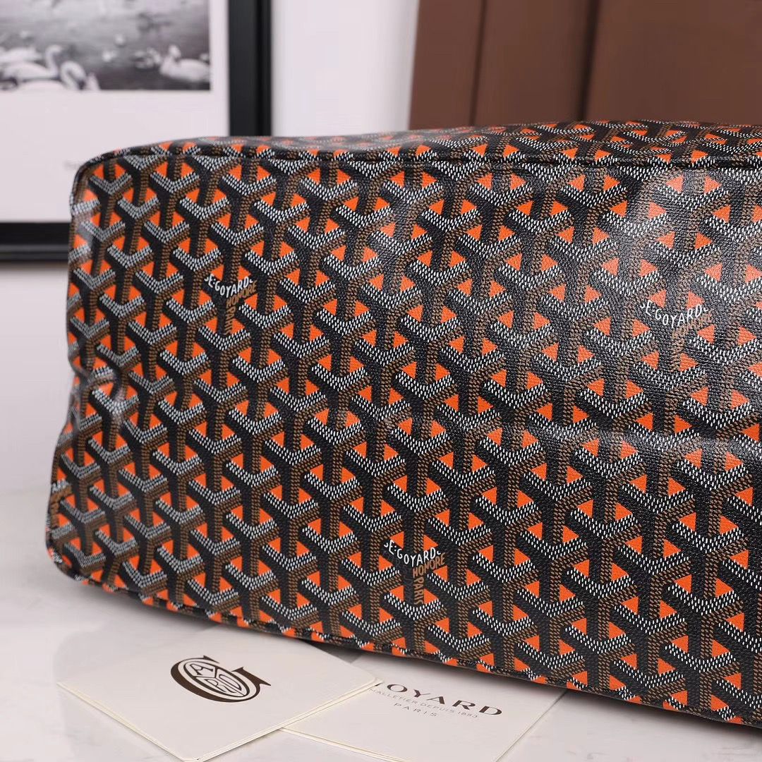 GOYARDスーパーコピー ゴヤール サンルイ クレールヴォア PM SAC SAINT LOUIS CLAIRE VOIE オレンジ 黒 ショッパー リボン ラッピング Goyard2020007 - 商品画像 10
