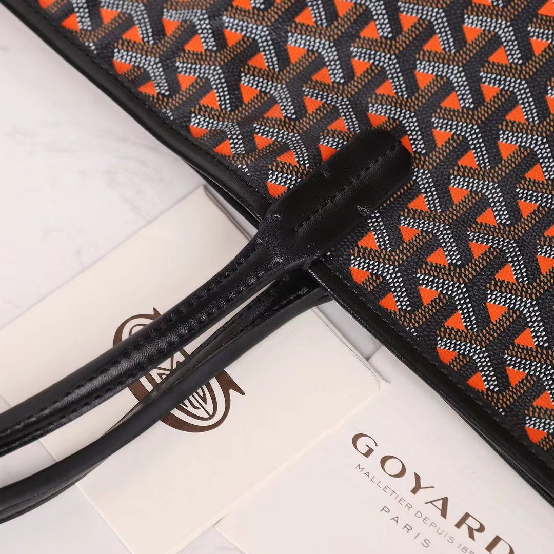 GOYARDスーパーコピー ゴヤール サンルイ クレールヴォア PM SAC SAINT LOUIS CLAIRE VOIE オレンジ 黒 ショッパー リボン ラッピング Goyard2020007 - 商品画像 6