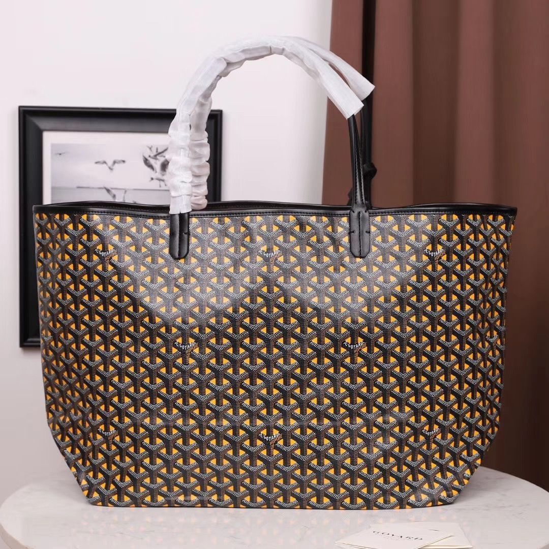 スーパーコピーGOYARD ゴヤール サンルイ クレールヴォア PM SAC SAINT LOUIS CLAIRE VOIE 黄 黒 ショッパー リボン ラッピング Goyard2020009 - 商品画像 4