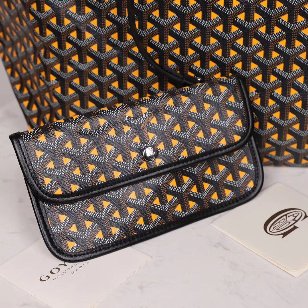 スーパーコピーGOYARD ゴヤール サンルイ クレールヴォア PM SAC SAINT LOUIS CLAIRE VOIE 黄 黒 ショッパー リボン ラッピング Goyard2020009 - 商品画像 6