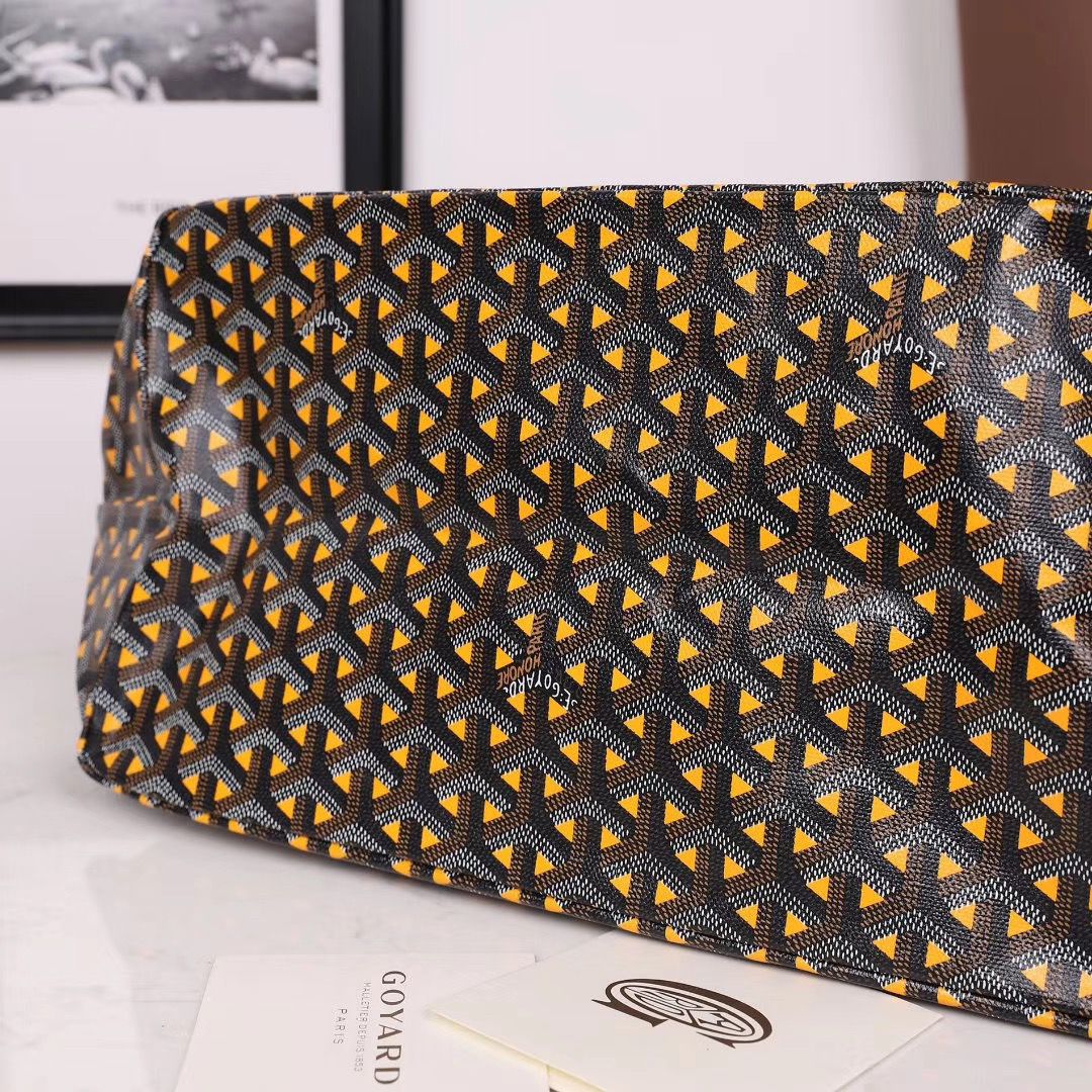 スーパーコピーGOYARD ゴヤール サンルイ クレールヴォア PM SAC SAINT LOUIS CLAIRE VOIE 黄 黒 ショッパー リボン ラッピング Goyard2020009 - 商品画像 1
