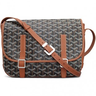 GOYARDスーパーコピー ベルヴェデール ユニセックス ショルダーバッグ ブラック/ブラウン×シルバー金具 Goyard2020011 - 商品画像 2