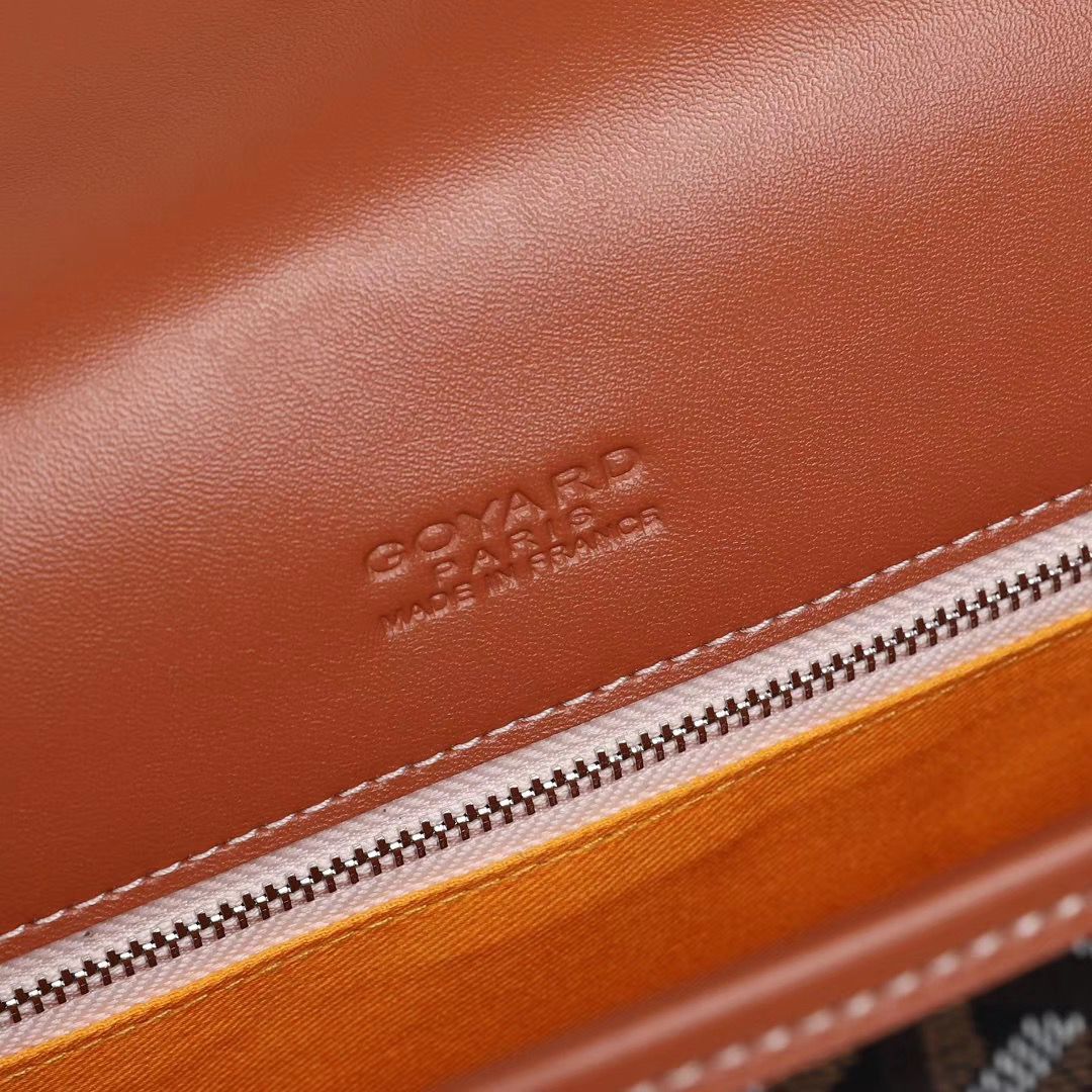 GOYARDスーパーコピー ベルヴェデール ユニセックス ショルダーバッグ ブラック/ブラウン×シルバー金具 Goyard2020011 - 商品画像 3