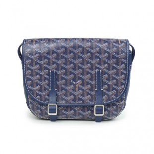 GOYARDコピー ベルヴェデール ユニセックス ショルダーバッグ ネイビー×シルバー金具 Goyard2020014 - 商品画像 2