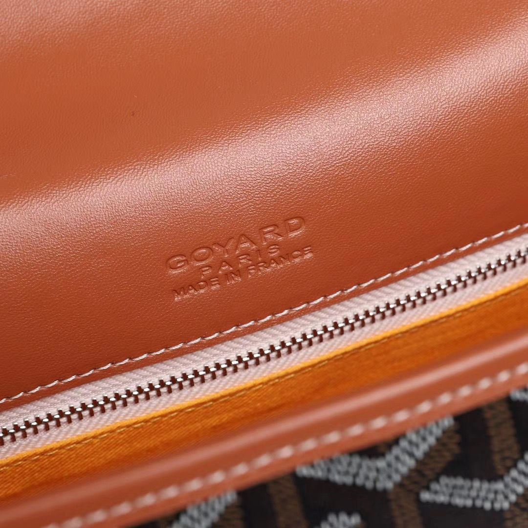 ゴヤールスーパーコピー ベルヴェデール ユニセックス ショルダーバッグ ブラック/ブラウン×シルバー金具 Goyard2020012 - 商品画像 5