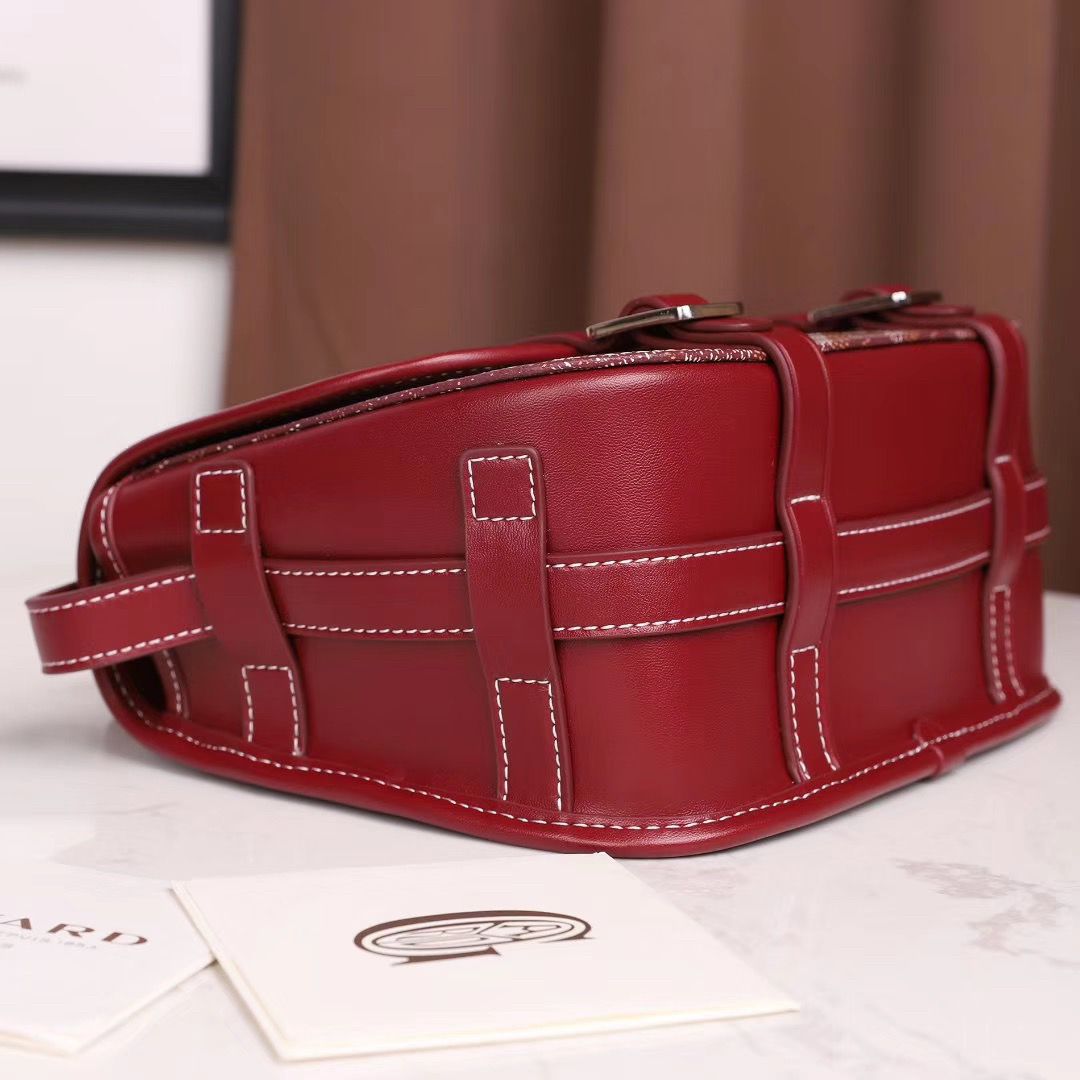スーパーコピーゴヤール ベルヴェデール ユニセックス ショルダーバッグ 赤×シルバー金具 Goyard2020013 - 商品画像 9