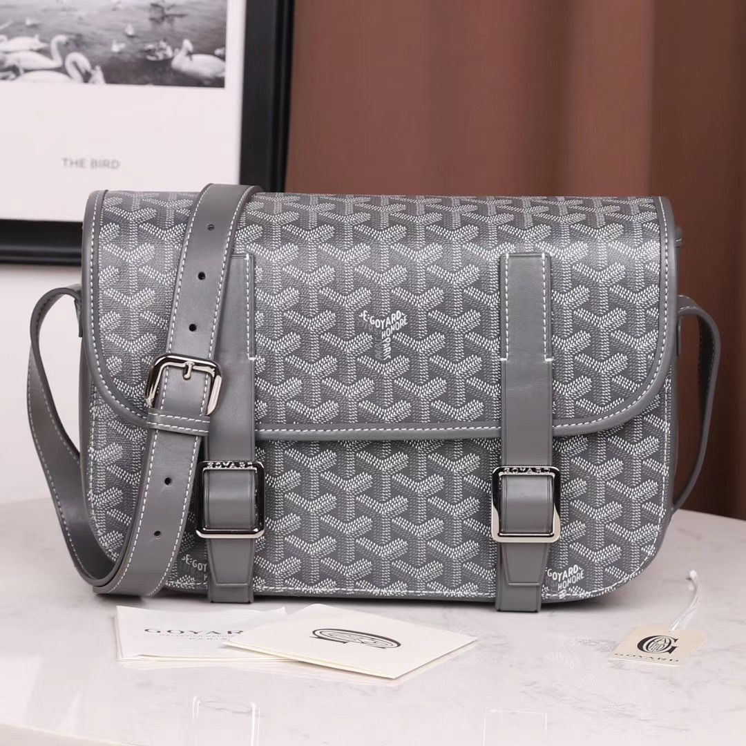 GOYARDスーパーコピー ベルヴェデール ユニセックス ショルダーバッグ グレー×シルバー金具 Goyard2020015 - 商品画像 4