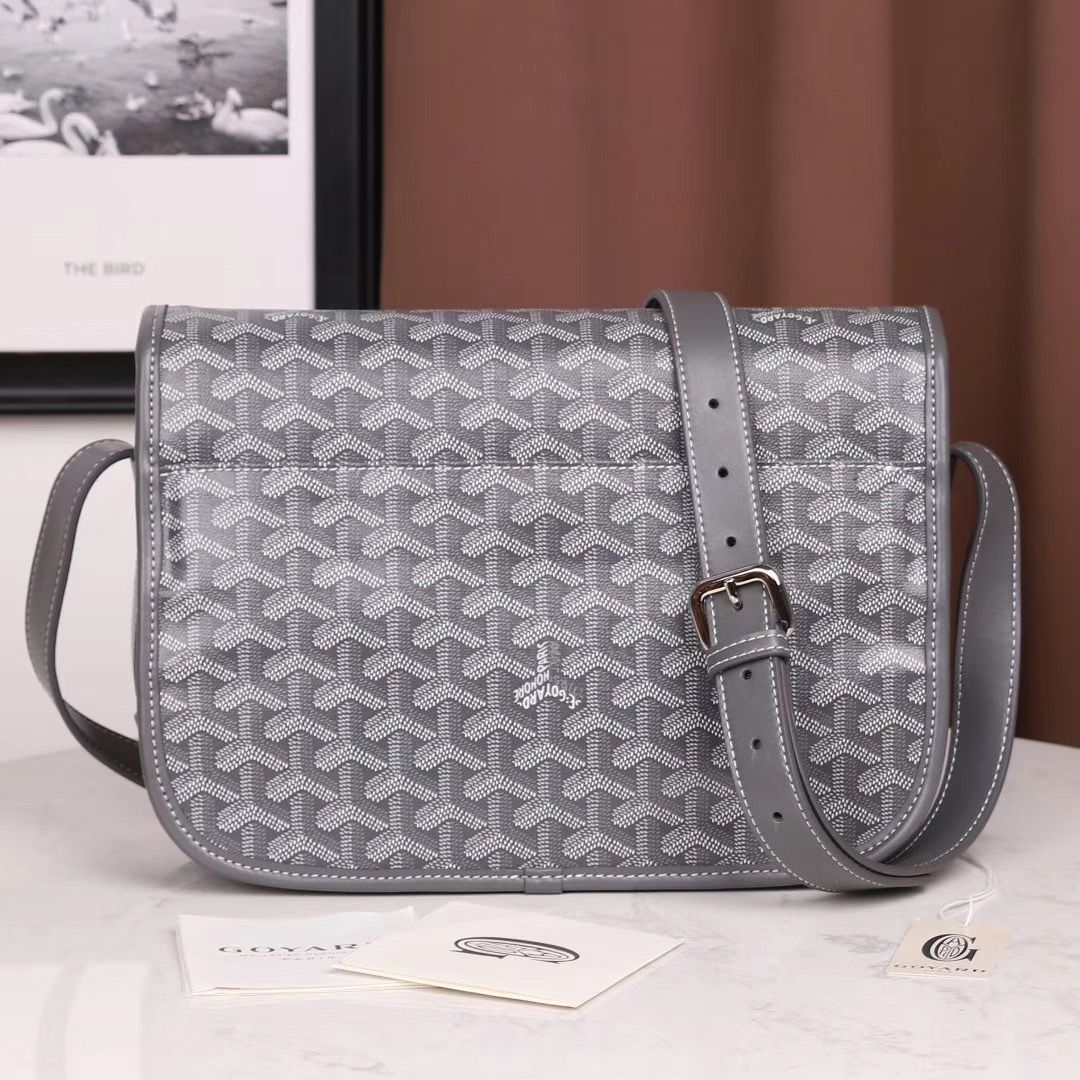 GOYARDスーパーコピー ベルヴェデール ユニセックス ショルダーバッグ グレー×シルバー金具 Goyard2020015 - 商品画像 6