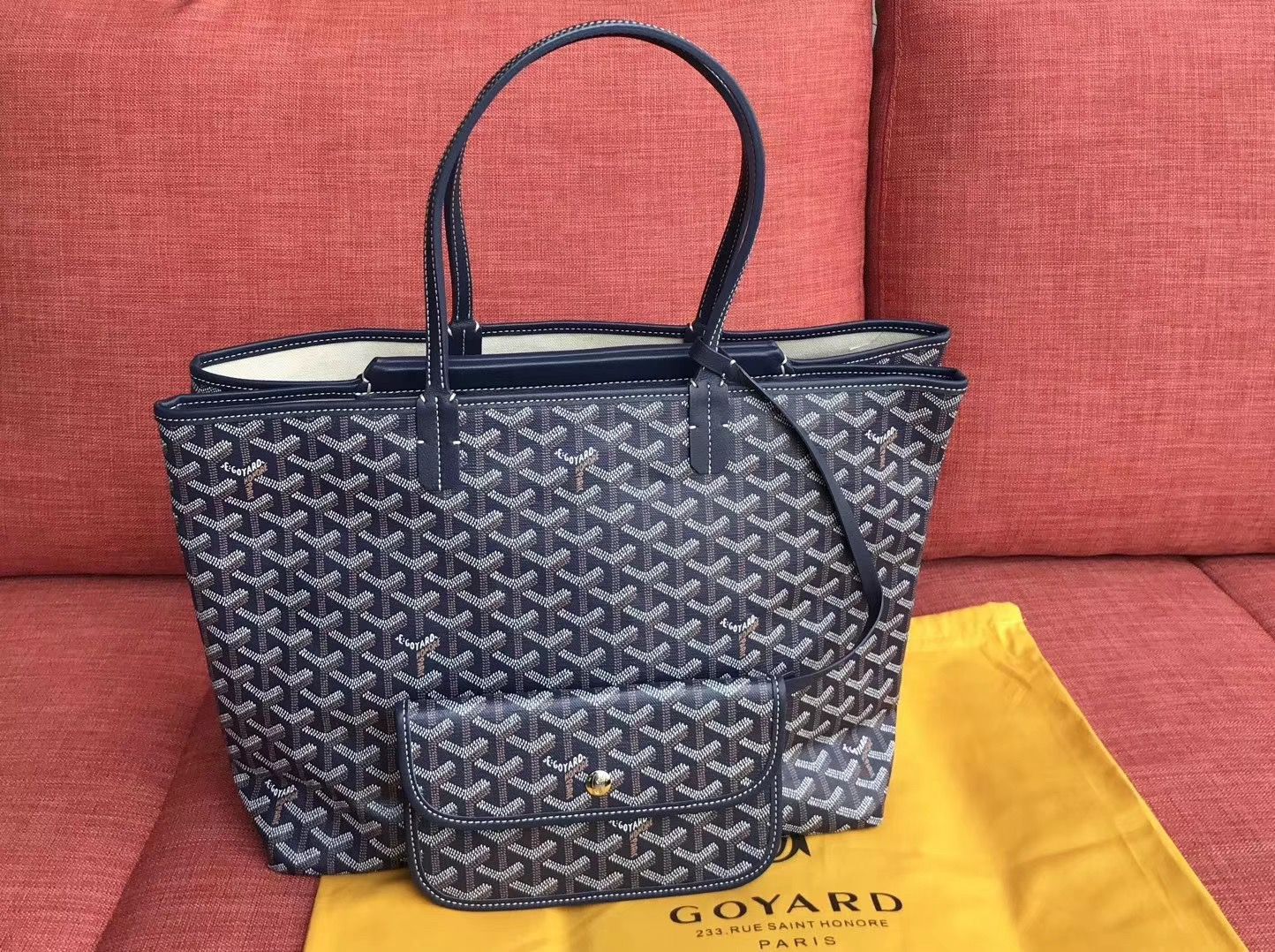 スーパーコピーゴヤール ハンドバッグ ネイビー トートバッグ SAC ISABELLE PM MALINE Goyard2020020 - 商品画像 4
