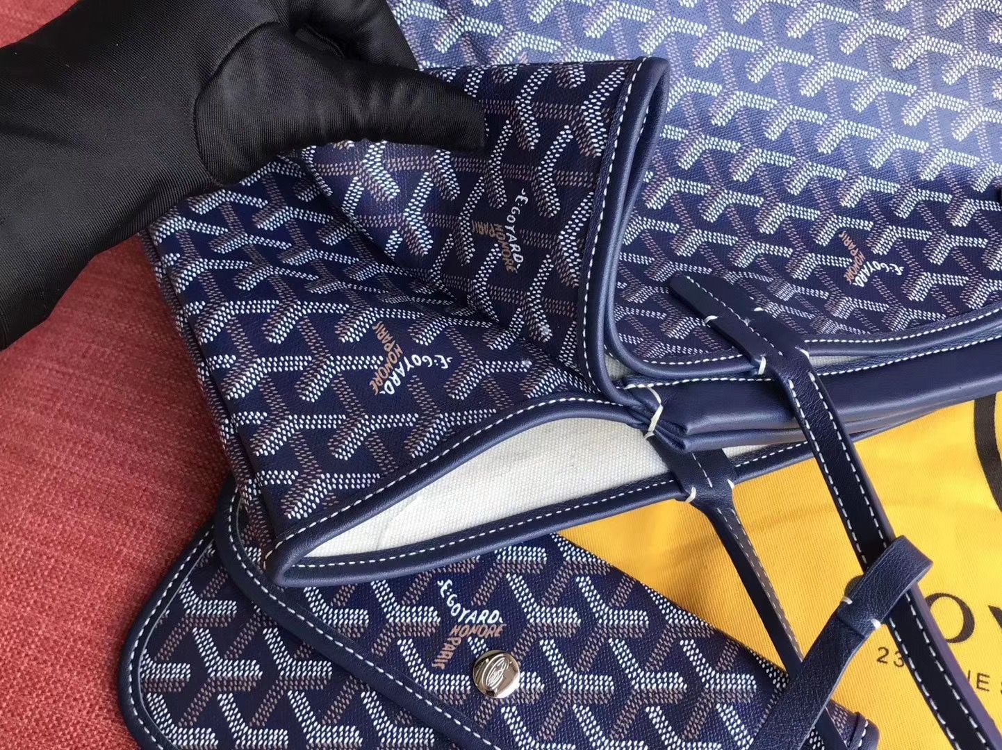 スーパーコピーゴヤール ハンドバッグ ネイビー トートバッグ SAC ISABELLE PM MALINE Goyard2020020 - 商品画像 6