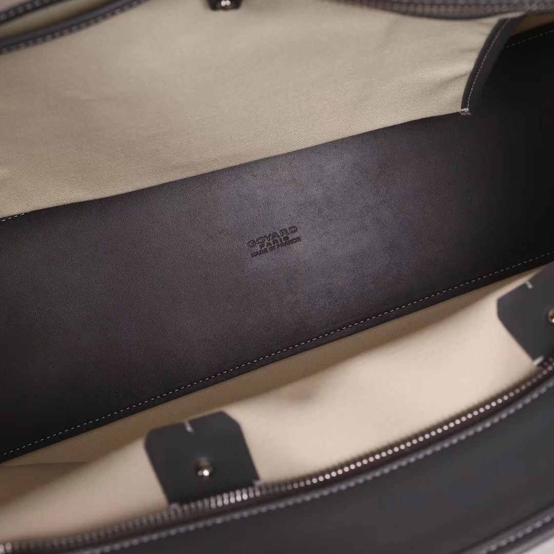 ゴヤールスーパーコピー goyard ゴマルキーズ トートバッグ PVC×カーフ グレー ショルダーバッグ ハンドバッグ Goyard2020022 - 商品画像 5