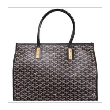 ゴヤールスーパーコピー ゴマルキーズ トートバッグ PVC×カーフ ブラック ショルダーバッグ ハンドバッグ Goyard2020023 - 商品画像 8