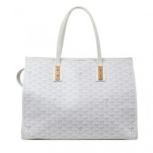 ゴヤールスーパーコピー ゴマルキーズ トートバッグ PVC×カーフ 白 ショルダーバッグ ハンドバッグ Goyard2020025 - 商品画像 2