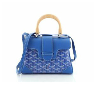 ゴヤールスーパーコピー サイゴン ミニ ハンドバッグ 2WAY ショルダー 青 レア ヘリンボーン レディース GOYARD SAIGON MINI Goyard2020029 - 商品画像 8
