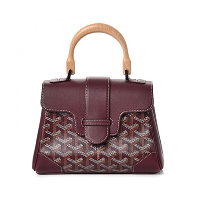ゴヤールコピー サイゴン ミニ ハンドバッグ 2WAY ショルダー ブルゴーニュ レア ヘリンボーン レディース GOYARD SAIGON MINI Goyard2020031 - 商品画像 7