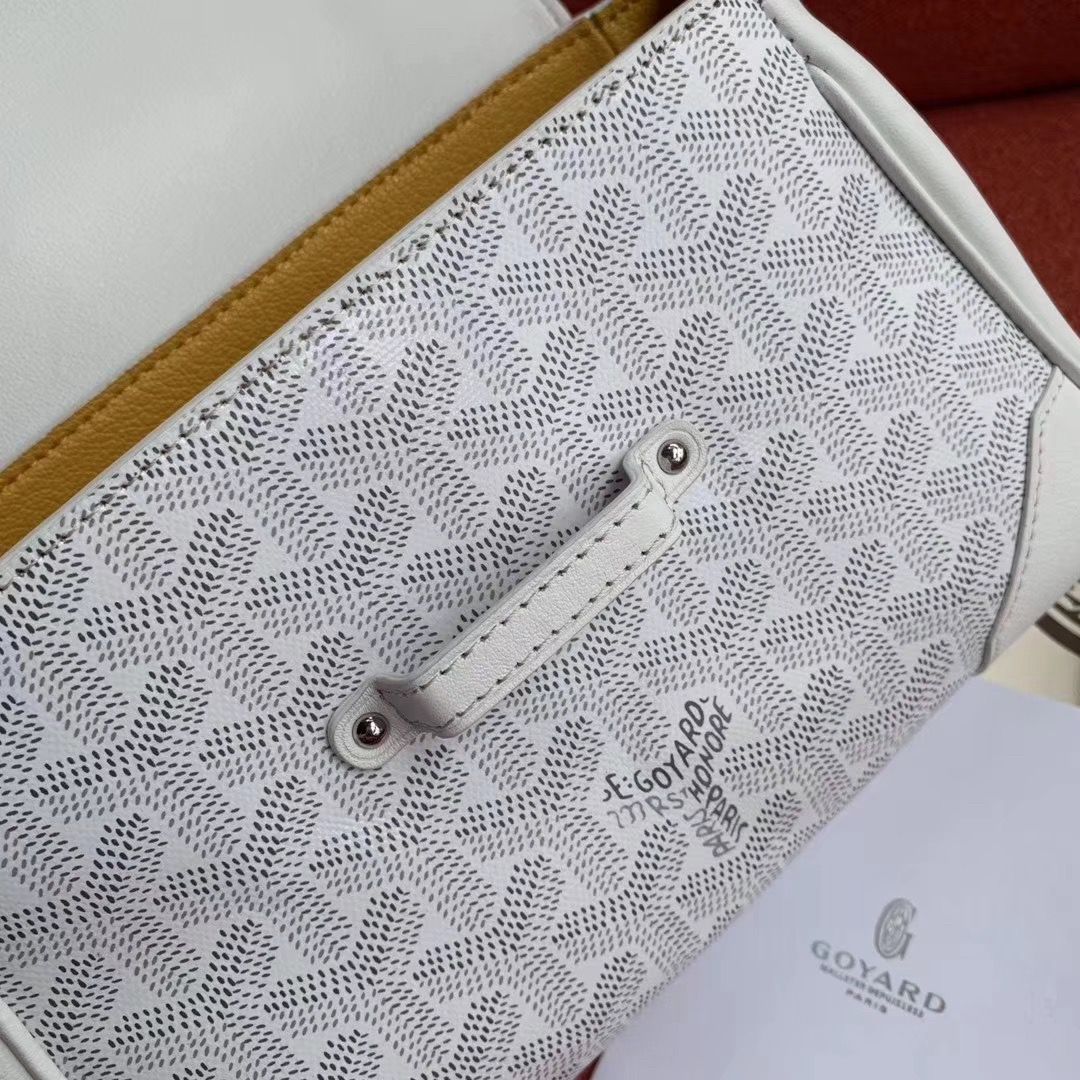 ゴヤールスーパーコピー サイゴン ミニ ハンドバッグ 2WAY ショルダー 白 レア ヘリンボーン レディース GOYARD SAIGON MINI Goyard2020030 - 商品画像 9
