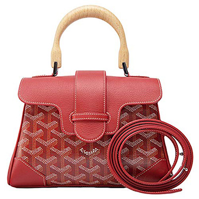 ゴヤールスーパーコピー サイゴン ミニ ハンドバッグ 2WAY ショルダー 赤 レア ヘリンボーン レディース GOYARD SAIGON MINI Goyard2020033 - 商品画像 7