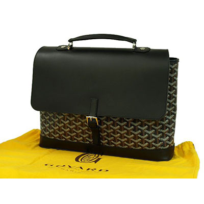 スーパーコピーゴヤール シタダン ビジネスバッグ ブラック/ブラウン PVC/レザー Goyard2020041 - 商品画像 4