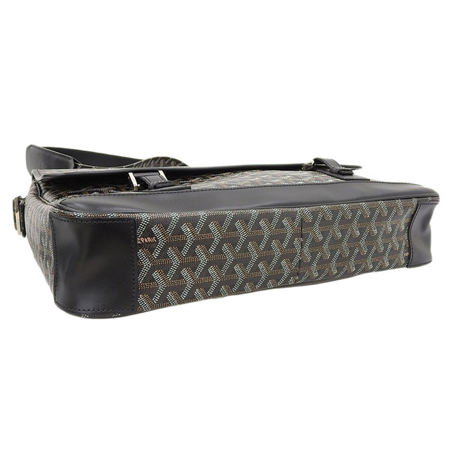 ゴヤールコピー グランブルーGM ショルダーバッグ メッセンジャーバッグ PVC×レザー ブラック 黒 メンズ GOYARD Goyard2020053 - 商品画像 6