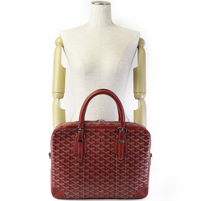 GOYARDスーパーコピー ゴヤール アンバサードMM ビジネスバッグ ブリーフケース 書類かばん 赤 レッド ヘリンボーン Goyard2020059 - 商品画像 7