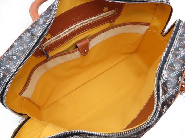 スーパーコピーゴヤール GOYARD アンバサード MM ブリーフケース ビジネスバッグ 書類かばん ブラック ブラウン PVC レザー AMAAMBASS Goyard2020060 - 商品画像 3
