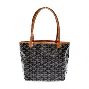 ゴヤール トートバッグ サンルイ ジュニア ブラック 黒 ブラウン ポーチ付き Goyard2020071 - 商品画像 1